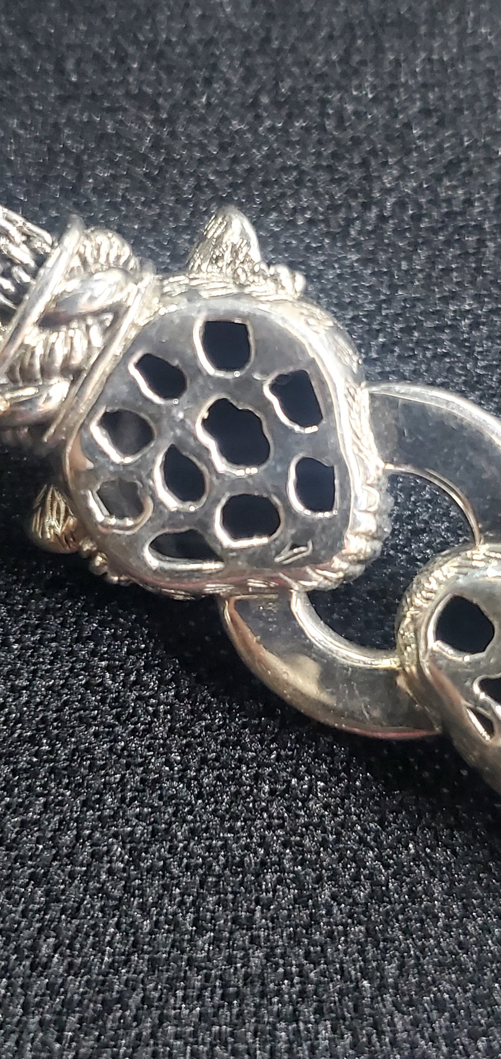 Rare JAI by John Hardy Sterling Silver &amp; 14K Leopard Mesh Bracelet — 25.42g