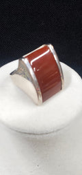 Massive JAI by John Hardy Sterling Silver &amp; 14K Carnelian Statement Ring — 21.91g
