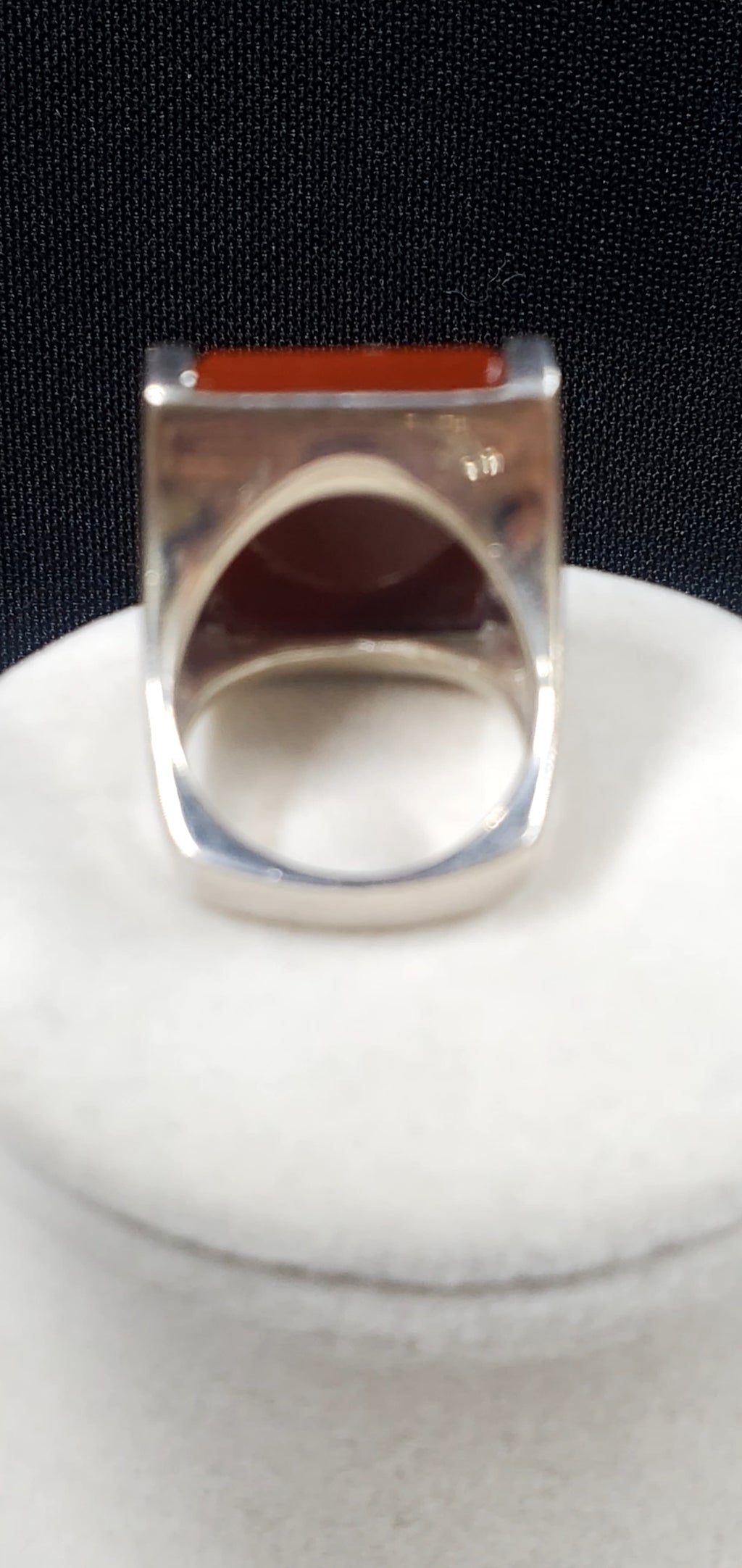 Massive JAI by John Hardy Sterling Silver &amp; 14K Carnelian Statement Ring — 21.91g