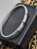 Sterling Silver Ornate Bangle