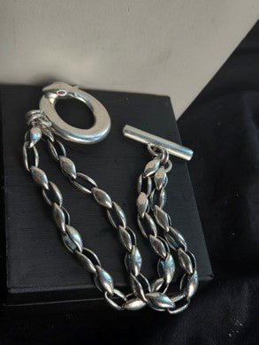 Barry Kieselstein-Cord KC Studio 2007 Sterling Silver Snake Toggle Bracelet