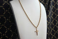 14K Gold Crucifix Necklace