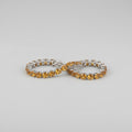 Golden Yellow Gemstone Tennis Bracelet