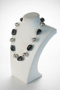 RLM 925 Sterling Silver Hematite Necklace, 20” w/ Toggle Clasp