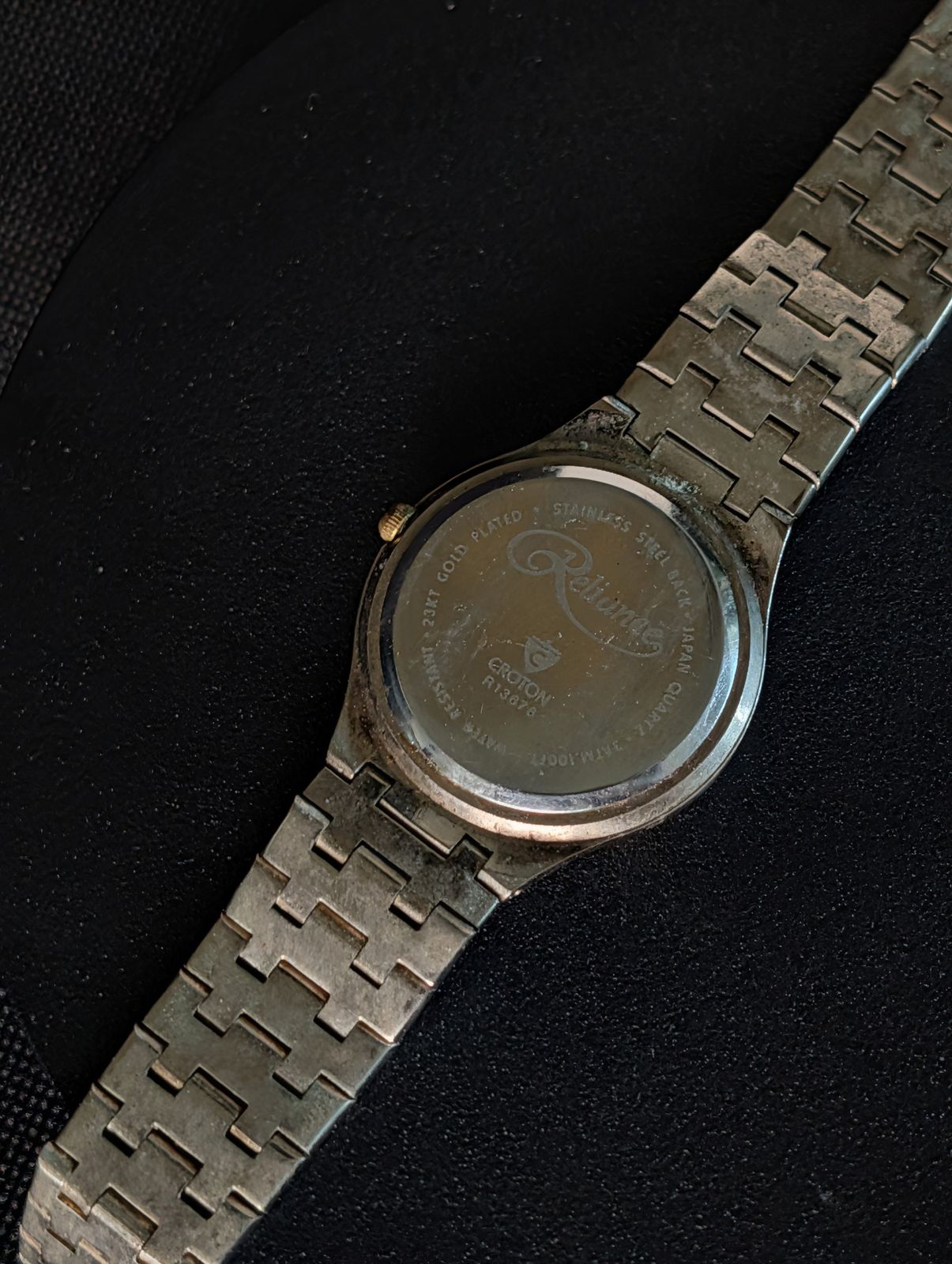 Croton "Reliance" Two-Tone Quartz Watch