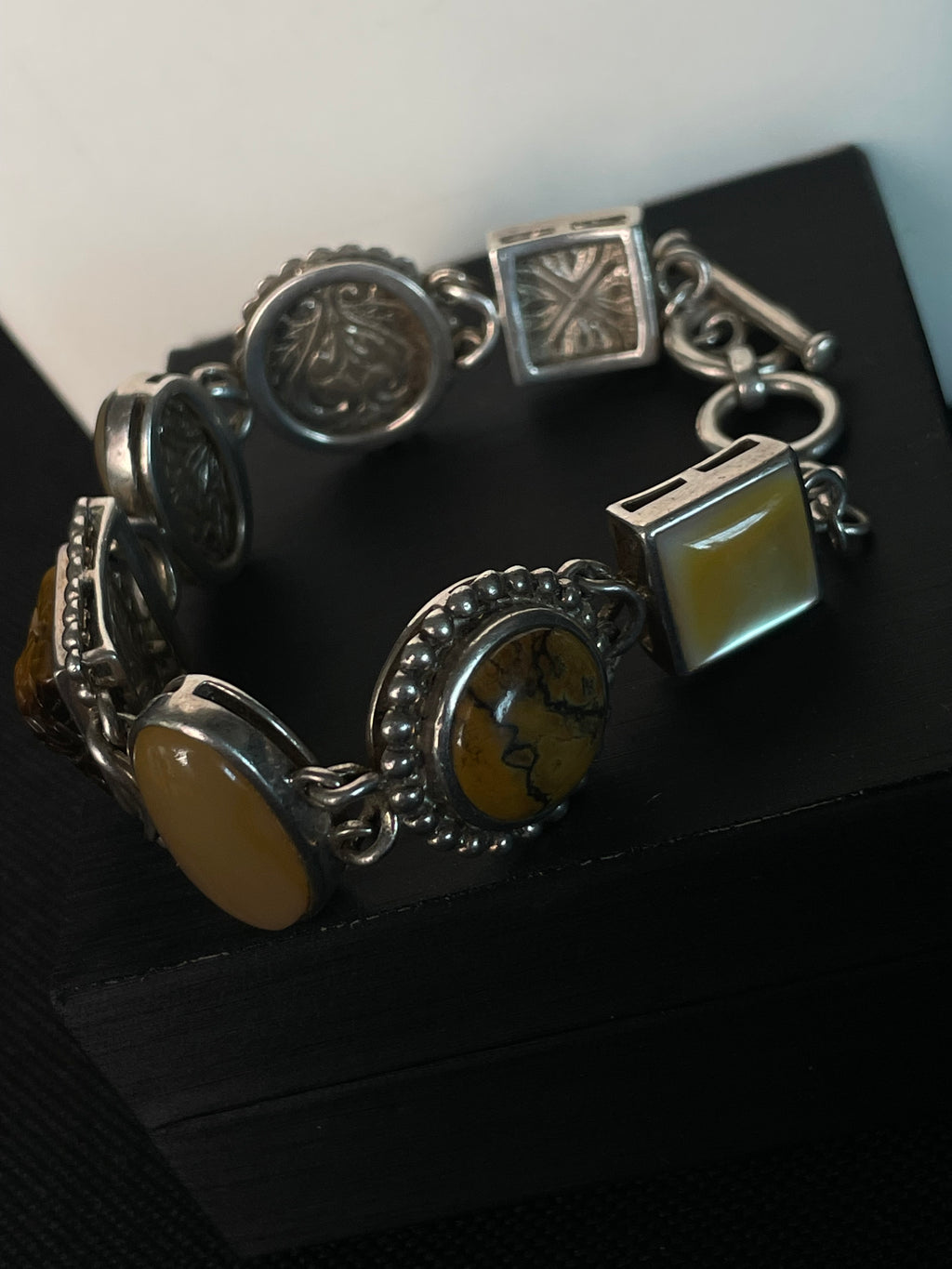 Whitney Kelly Sterling Silver Tiger’s Eye Multi-Stone Bracelet