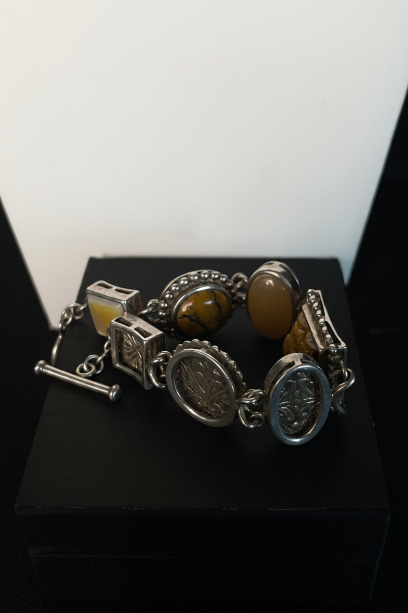 Whitney Kelly Sterling Silver Tiger’s Eye Multi-Stone Bracelet
