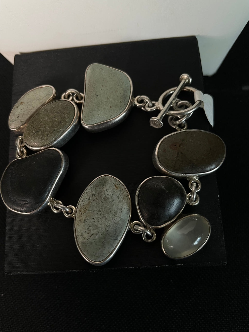 The Dreamer Sterling Silver Multi Stone Bracelet Margaret Thurman Vintage