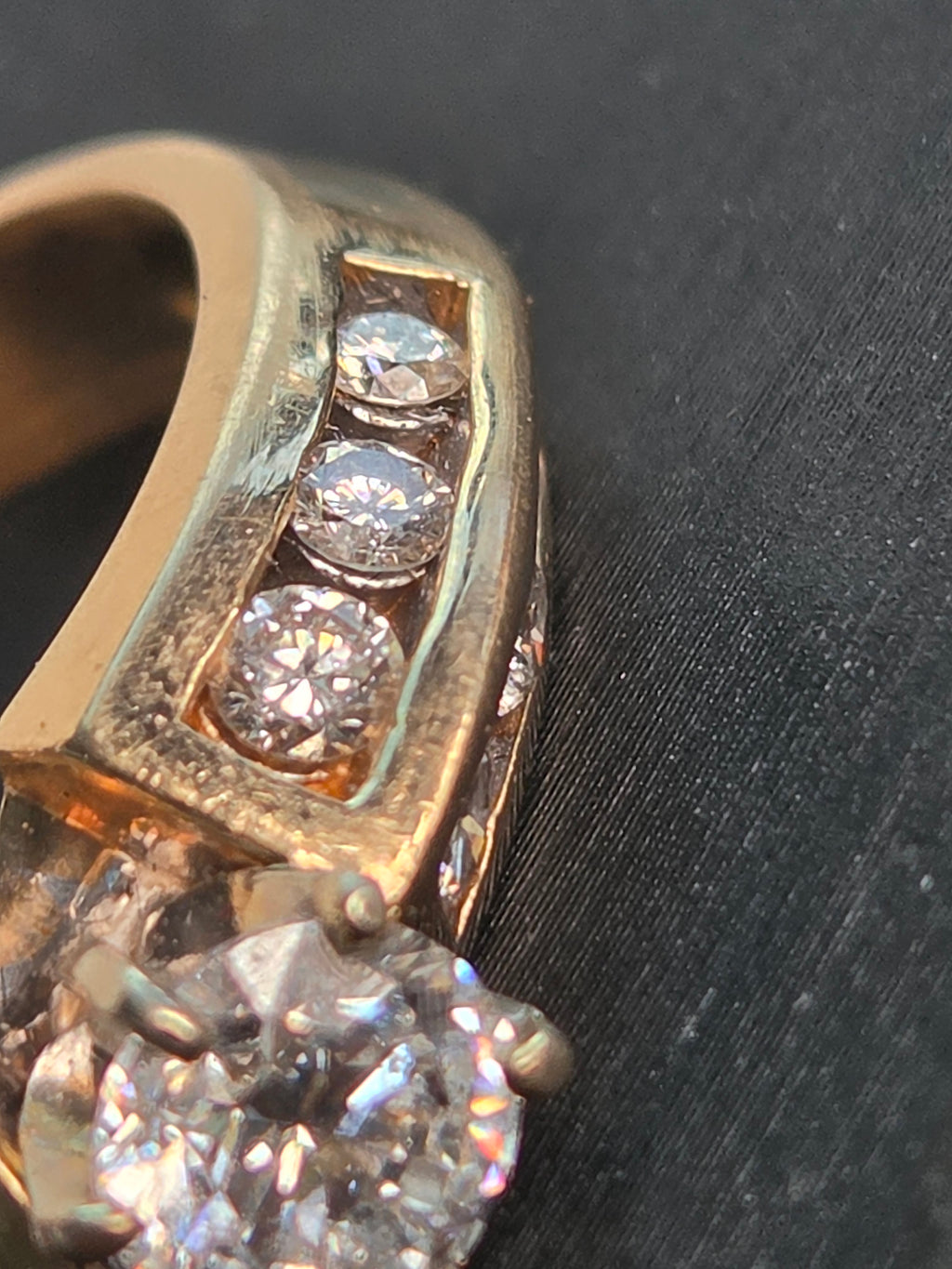 Diamond-Style Channel-Set Ring