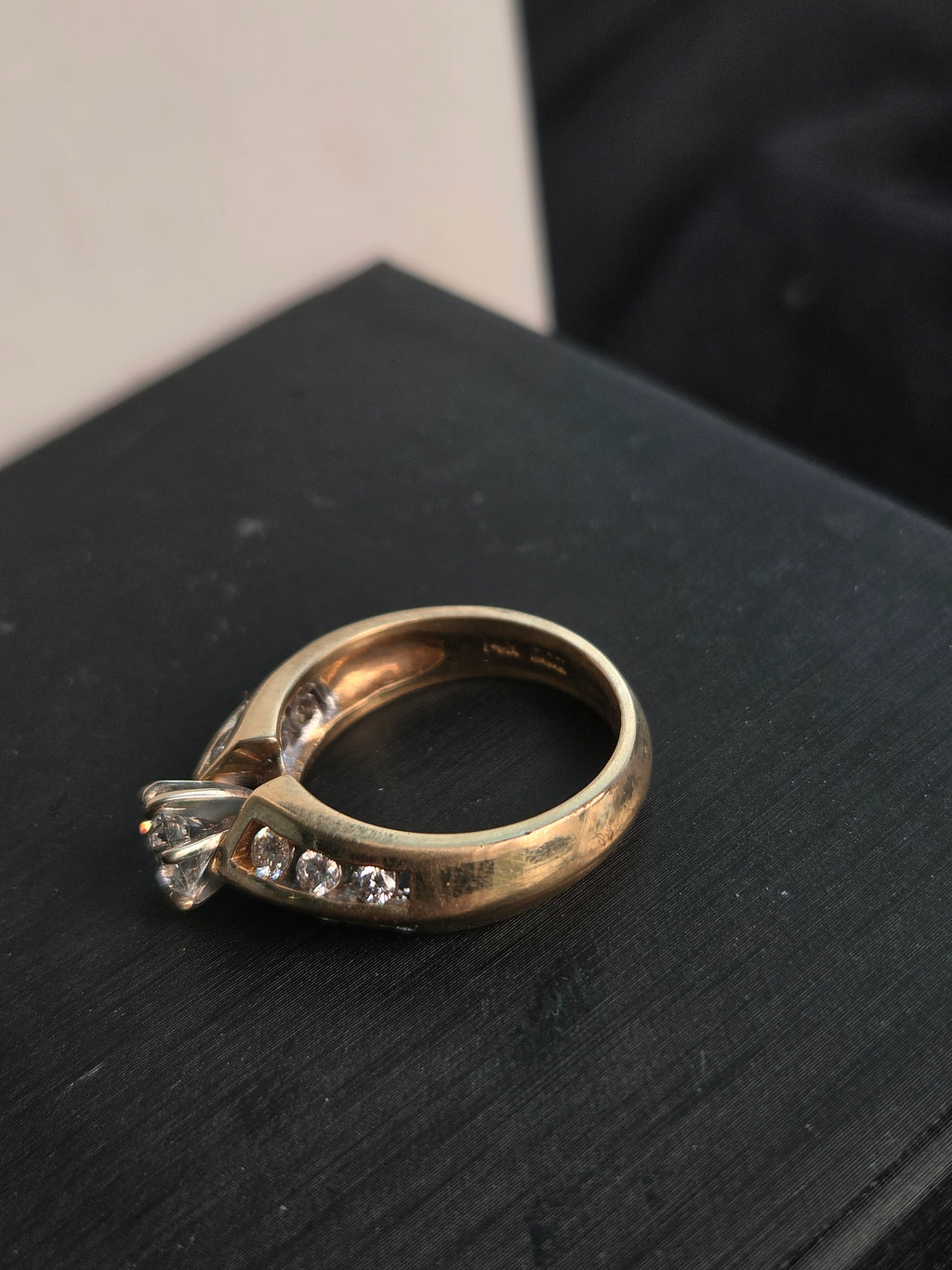 Diamond-Style Channel-Set Ring