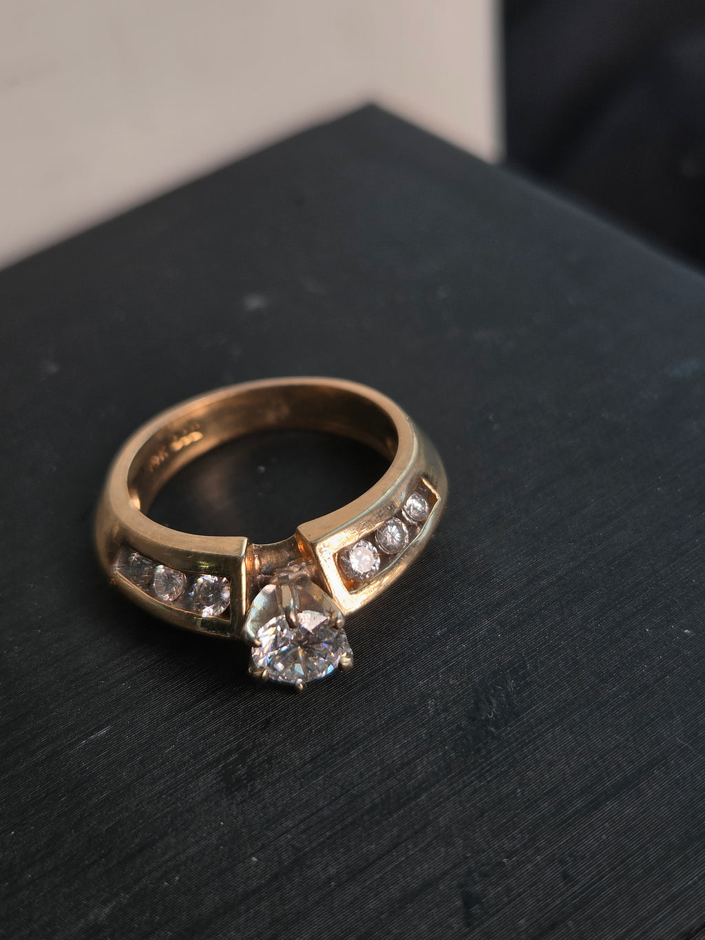 Diamond-Style Channel-Set Ring