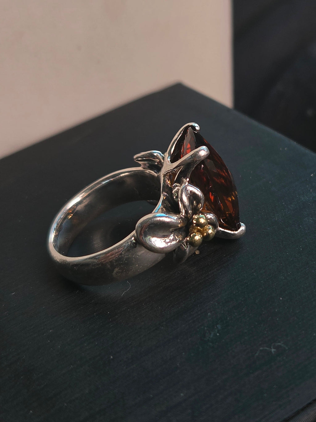 Sterling Silver 18k Ann King ring