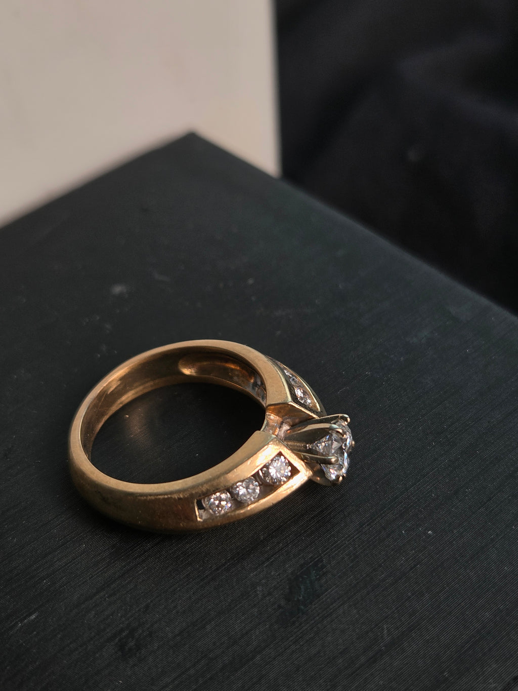 Diamond-Style Channel-Set Ring
